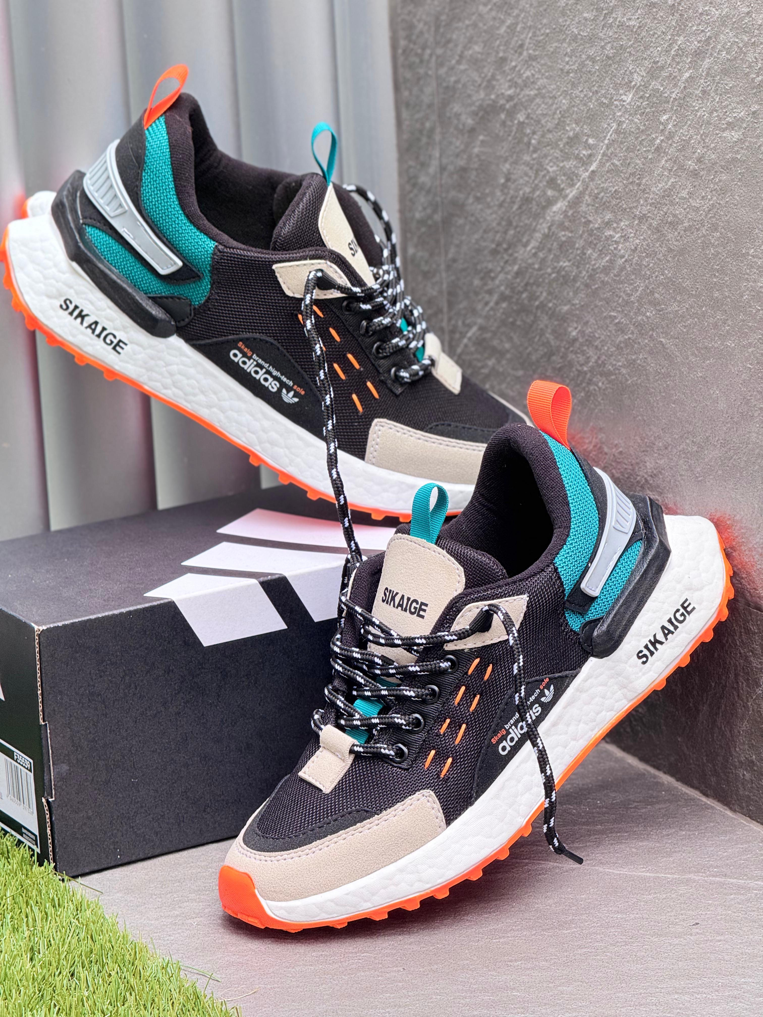 TENIS SIKAIGE NEGRO X NARANJA , BEIGE