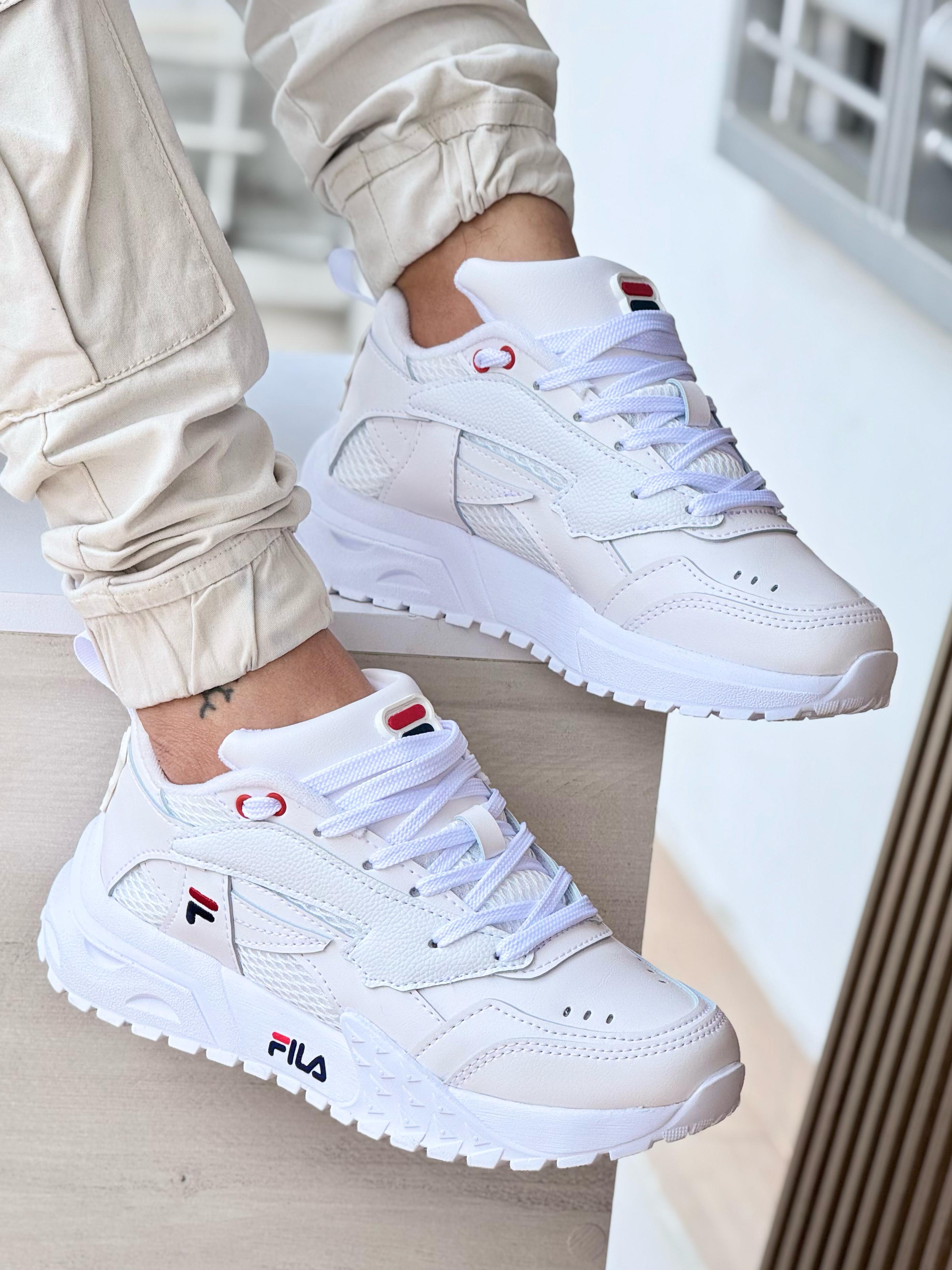 TENIS FILA CABALLERO  BLANCO